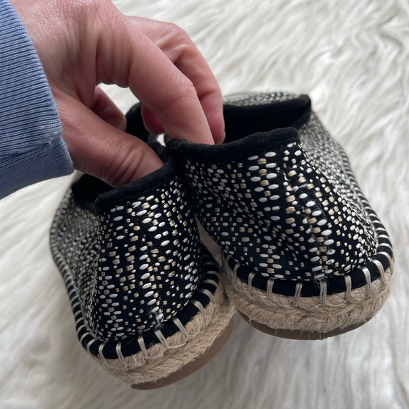 Target Universal Thread Black Cream Espadrilles Size 8.5 - Picture 6 of 9